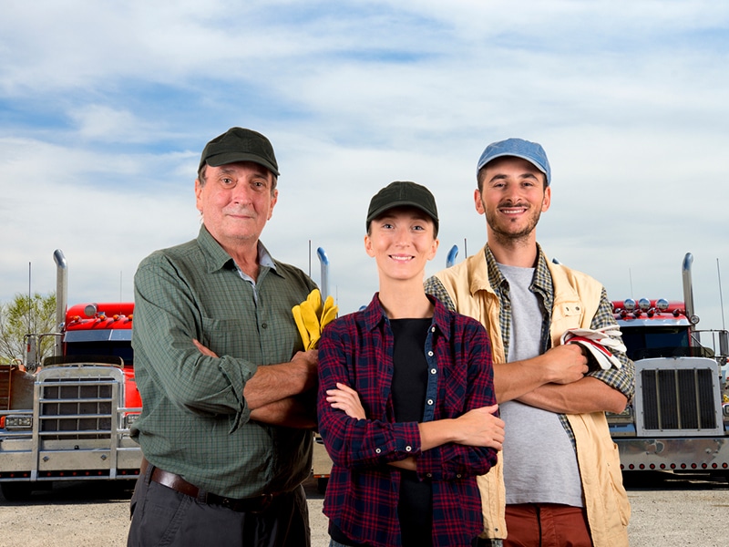 Employees of Speedy Delivery Service in Oklahoma City, OK.